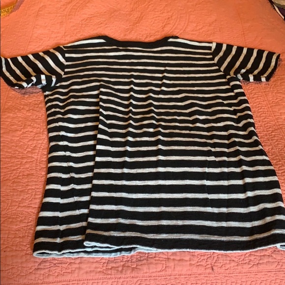J crew crew cuts jolly Roger striped Tee size 12 - Picture 4 of 4